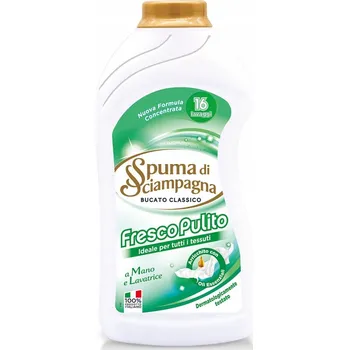 Prací prostředek Spuma di Sciampagna Fresco Pulito 800 ml Italský prací prostředek na bílé prádlo