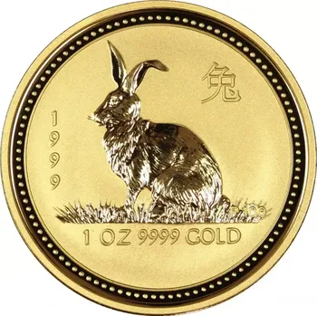 Perth Mint Zlatá investiční mince Rok Králíka 1 Oz | Lunar I | 1999 | 31,1 g