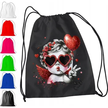 Obraz ČERNÝ SÁČEK DO ŠKOLKY, ŠKOLY, NA TV - VALENTÝNSKÁ SRDÍČKA