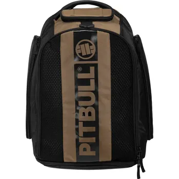 Sportovní batoh PITBULL WEST COAST Sportovní batoh Hilltop 2 - černo/hnědý - PWC_HILLTOPSB2_BROWN