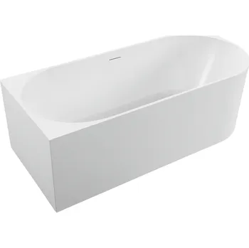 Vana CERANO - Volně stojící akrylátová vana Aira, levá - bílá lesklá - 180x80 cm