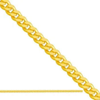 Řetízek Pánský zlatý řetízek ryzost 585, diamantový brus, vzor Pancr, délka 50 cm, váha 1.25 g, elegantní design