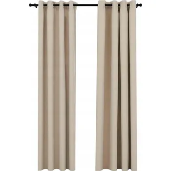 Závěs Závěs zatemňovací s kroužky 140 cm x 245 cm