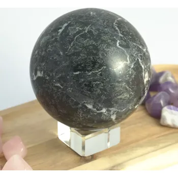 Onyx černý - koule 10 cm (850g) - klid, vnitřní stabilita a ochrana