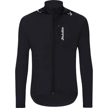 Cyklistická bunda HOLOKOLO Cyklistická větruodolná bunda - WIND/RAIN - černá XS