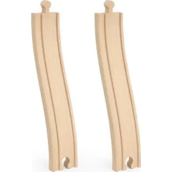 Vláček a vláčkodráha Dřevěné koleje nadjezdové 2 kusy