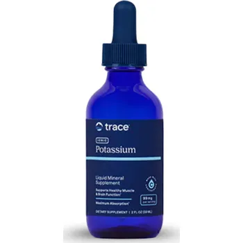 Zdraví Trace Minerals Iónový Draslík + Stopové minerály ConcenTrace®, 59 ml