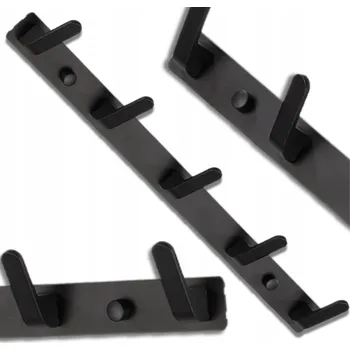 Věšák Háček na hmoždinky Edibazzar, černý