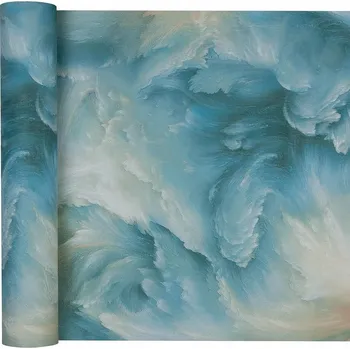 Tapeta Vinylová tapeta na vliesu omyvatelná dekor originální vlny malované 3D