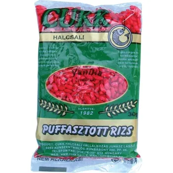 Návnadová surovina CUKK Foukaná rýže Rice 30 g - vanilka (červená)