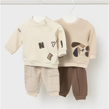 Kojenecký overall Souprava Mayoral Newborn béžová barva, 2639 2639.1N.Newborn.9BYA 12X, vel. 86