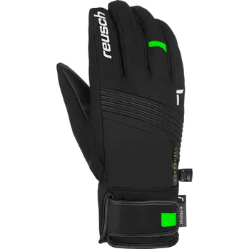 Reusch Louis R-TEX® XT - black/green gecko 9,5