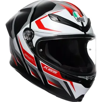 Helma na motorku AGV přilba K-6 S Karve matt black/white/red - 2XL