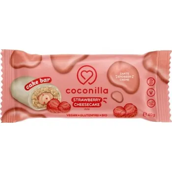 Čokoládová tyčinka coconilla Tyčinka jahodový cheesecake 40 g bio BIO VEGAN BEZLEPEK Množství: 1 ks