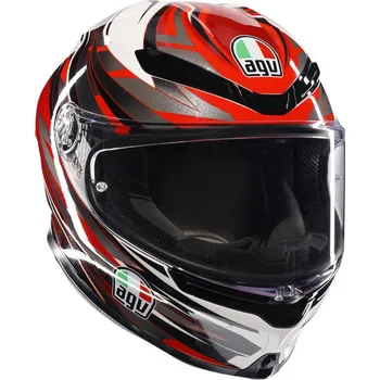 Helma na motorku AGV přilba K-6 S Reeval white/red/grey - XL