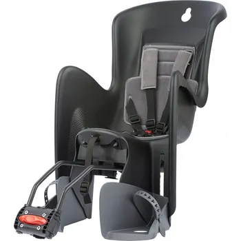 cyklosedačka Zadní dětská sedačka na kolo Polisport BILBY RS černá