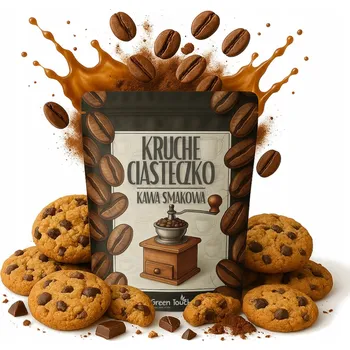 Káva zrnková Arabica Green Touch Káva s příchutí křehkého koláče 200 g