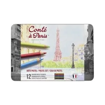 Výtvárné potřeby Sada uměleckých pastelů v tužce Conté á Paris 12ks