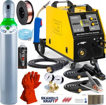 Svářečka Svářečka MIGOMAT MAGNUM MIG 250/2 DUAL PULS SYNERGIE 4X4 250A 230V/400V 4T