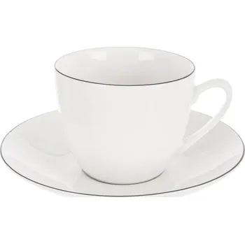 Hrnec Hrnek s podšálkem Decora cappuccino 0,21 l 2 ks