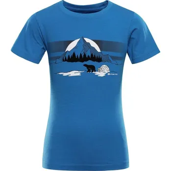 triko dětské krátké ALPINE PRO DALLO 3 modré