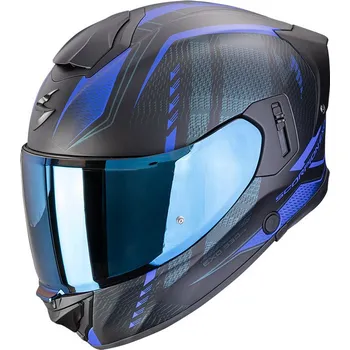 Helma na motorku SCORPION přilba EXO-530 AIR Theras matt black/blue - XS