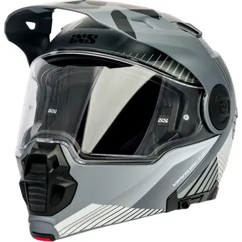 Motodoplněk Výklopná přilba iXS VENTURE 1.0 X15903 matně šedo-antracitová M