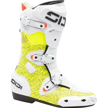 Moto obuv SIDI boty MAG-2 AIR Álvaro Bautista white/yellow - 42