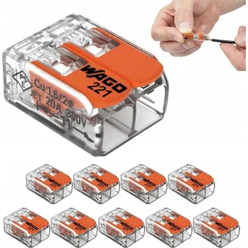 WAGO 2x0,2-0,4 mm² - 10 ks (svorka)