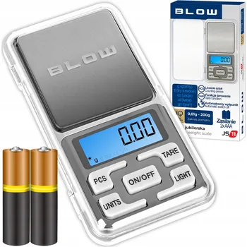 Kuchyňská váha JUBILÉRNÍ VÁHA PŘESNÁ ELEKTRONICKÁ LCD 0,01g - 200g JS11 + BATERIE