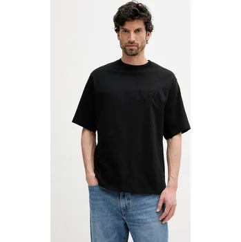 Pánské tričko Bavlněné tričko Michael Kors CS552HY1V2 černá 99X, vel. XL