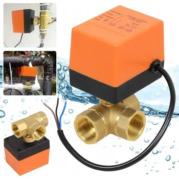 Ventil DN20 3/4'' ELEKTROMAGNETICKÝ VENTIL 3CESTNÝ KULOVÝ 230V