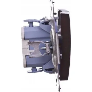 vypínač Dvojitý vypínač Kontakt-simon DW5.01/46 hnědý