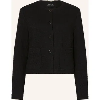 Dámský blejzr Marc Cain Dámská Bunda Hranatého Střihu, 900 black, 46