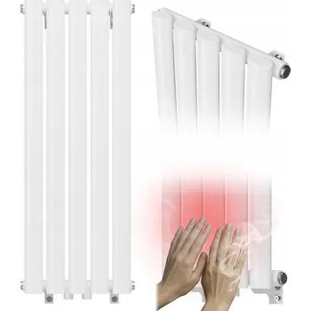 Radiátor AXIS 80x30 bílý dekorativní panelový, vysoký výkon