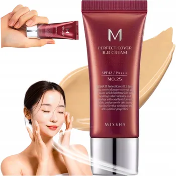 BB krém Missha M Perfect Cover BB 25 SPF 42 PA+++ Odstín Warm Beige 20 ml