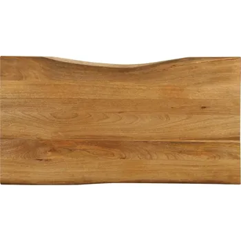Konferenční stolek vidaXL Stolní deska 110 x 60 x 3,8 cm živá hrana mangovníkové dřevo [370647] Barva: Mangovníkové dřevo (dubová povrchová úprava)