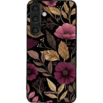 Pouzdro na mobilní telefon Lesklý kryt Mobiwear Glossy - Samsung Galaxy S24 Plus - G170G Fialová kvítka (Prémiové lesklé pouzdro, obal, kryt Mobiwear Glossy na mobil Samsung Galaxy S24 Plus - G170G Fialová kvítka, materiál Plast + TPU silikon - krytí po všech stranách, neošoupateln