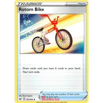 Sběratelská karetní hra Rotom Bike 181/202 - Sword & Shield Typ karty: Non-Holo