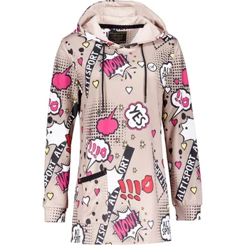 Dámská mikina Dámská mikina ALTISPORT GITA BÉŽOVÁ M