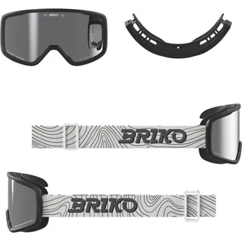 Briko CHILL-White Graphic SM2 lyžařské brýle