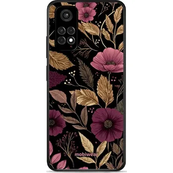 Pouzdro na mobilní telefon Lesklý kryt Mobiwear Glossy - Xiaomi Redmi Note 11 / 11S - G170G Fialová kvítka (Prémiové lesklé pouzdro, obal, kryt Mobiwear Glossy na mobil Xiaomi Redmi Note 11 / 11S - G170G Fialová kvítka, materiál Plast + TPU silikon - krytí po všech stranách,)