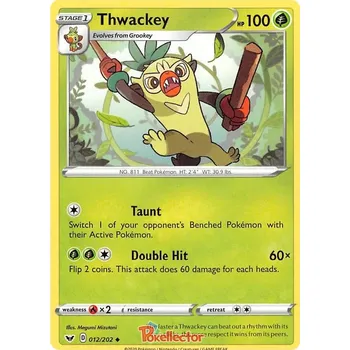 Sběratelská karetní hra Thwackey 012/202 - Sword & Shield Typ karty: Non-Holo