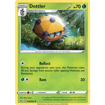 Sběratelská karetní hra Dottler 018/202 - Sword & Shield Typ karty: Non-Holo