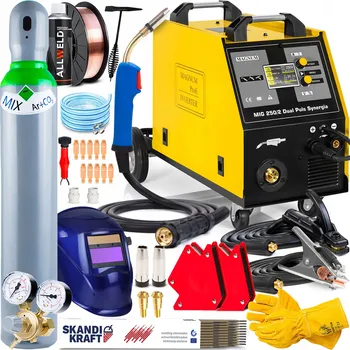 Svářečka Invertorová svářečka Magnum 40-250 A 230/400 V, 7,4 kVA