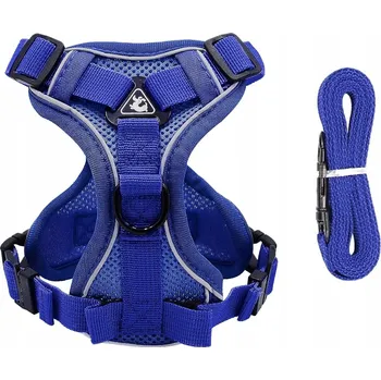 Postroj pro psa Postroj s vodítkem pro kočky / psa, Guard tmavě modrý vel. S 30-37 cm