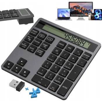 Klávesnice BEZDRÁTOVÁ BLUETOOTH NUMERICKÁ KLÁVESNICE PRO MAC, MULTIFUNKČNÍ