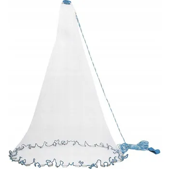 Rybářská síť VELKÁ RYBÁŘSKÁ VRHACÍ SÍŤ 5.4M ZÁHOZ NA RYBY SILNÁ PROFESIONÁLNÍ SÍŤ