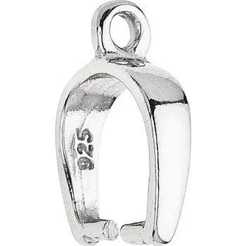 Náušnice Evolution Group Stříbrná šlupna s rhodiem na náušnice P0040