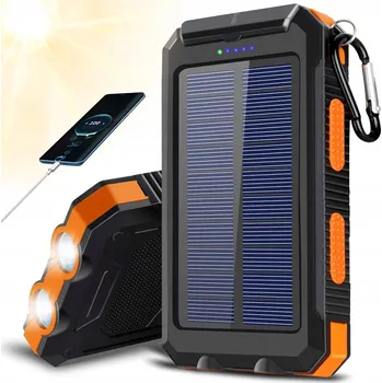 Powerbanka SOLÁRNÍ POWERBANKA 26800MAH RYCHLÉ NABÍJENÍ 55W VODĚODOLNÁ PRO TURISTIKU
